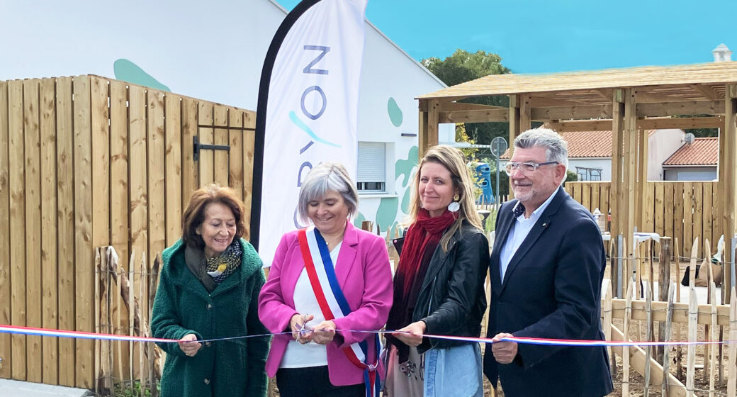 Inauguration de 8 maisons individuelles sociales à visée intergénérationnelle au Tablier