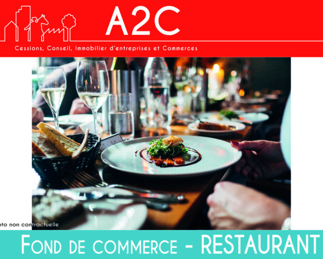 943/85 – A Vendre Fonds Restaurant 50 couverts + 40 en terrasse